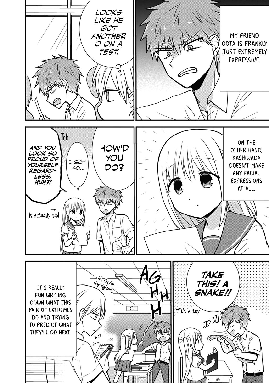 Kao ni Denai Kashiwada-san to Kao ni Deru Oota-kun Chap 31 - Next Chap 32