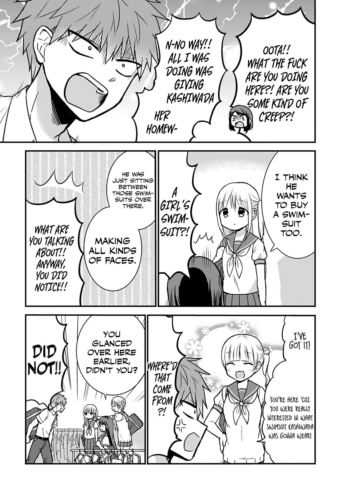 Kao ni Denai Kashiwada-san to Kao ni Deru Oota-kun Chap 33 - Next Chap 34