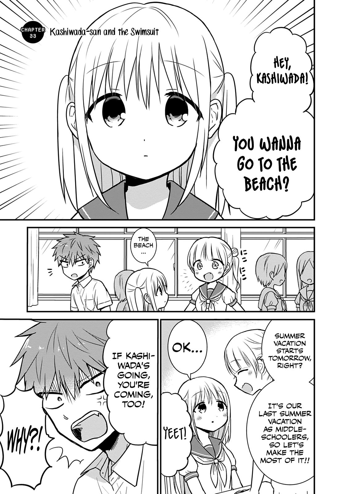 Kao ni Denai Kashiwada-san to Kao ni Deru Oota-kun Chap 33 - Next Chap 34