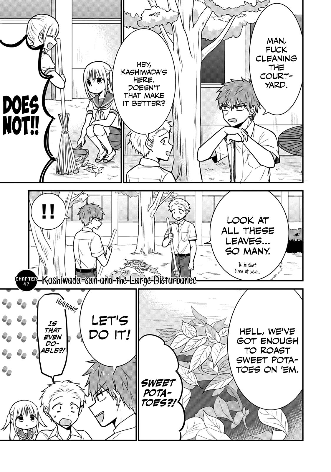 Kao ni Denai Kashiwada-san to Kao ni Deru Oota-kun Chap 47 - Next Chap 48