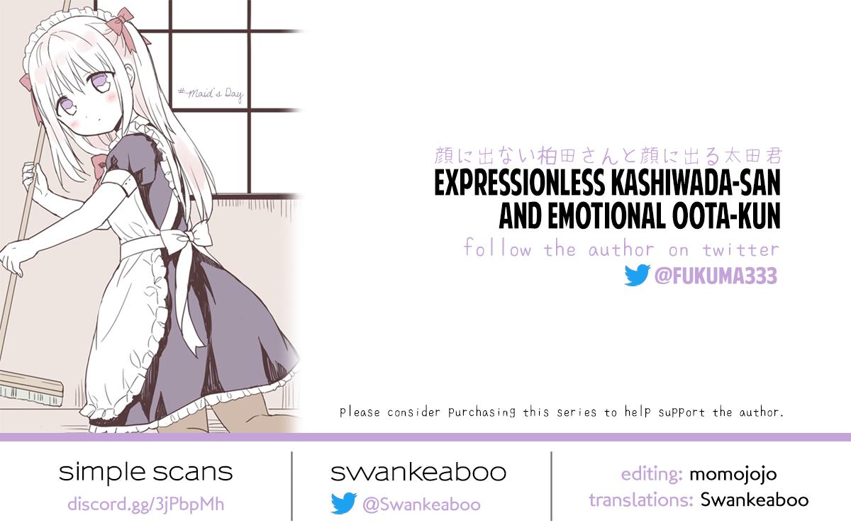 Kao ni Denai Kashiwada-san to Kao ni Deru Oota-kun Chap 44 - Next Chap 45