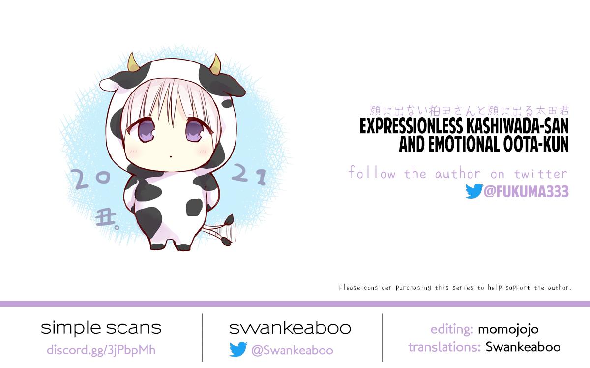 Kao ni Denai Kashiwada-san to Kao ni Deru Oota-kun Chap 48 - Next Chap 49