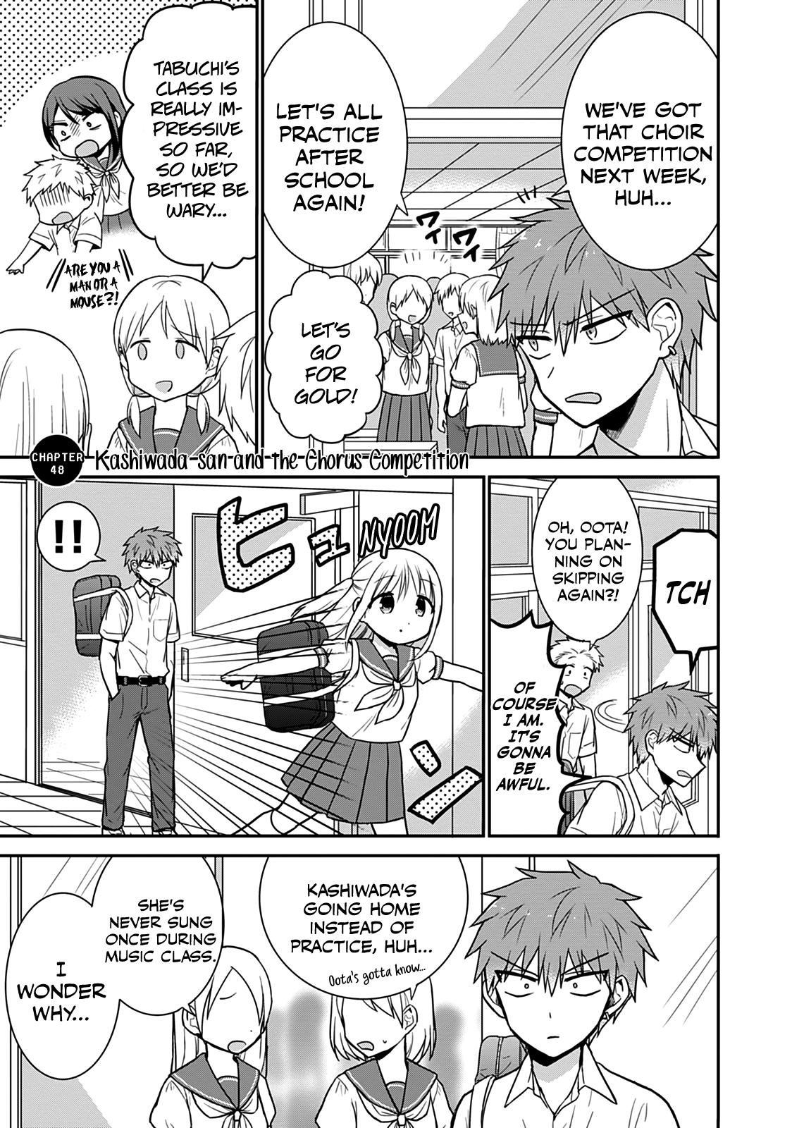 Kao ni Denai Kashiwada-san to Kao ni Deru Oota-kun Chap 48 - Next Chap 49