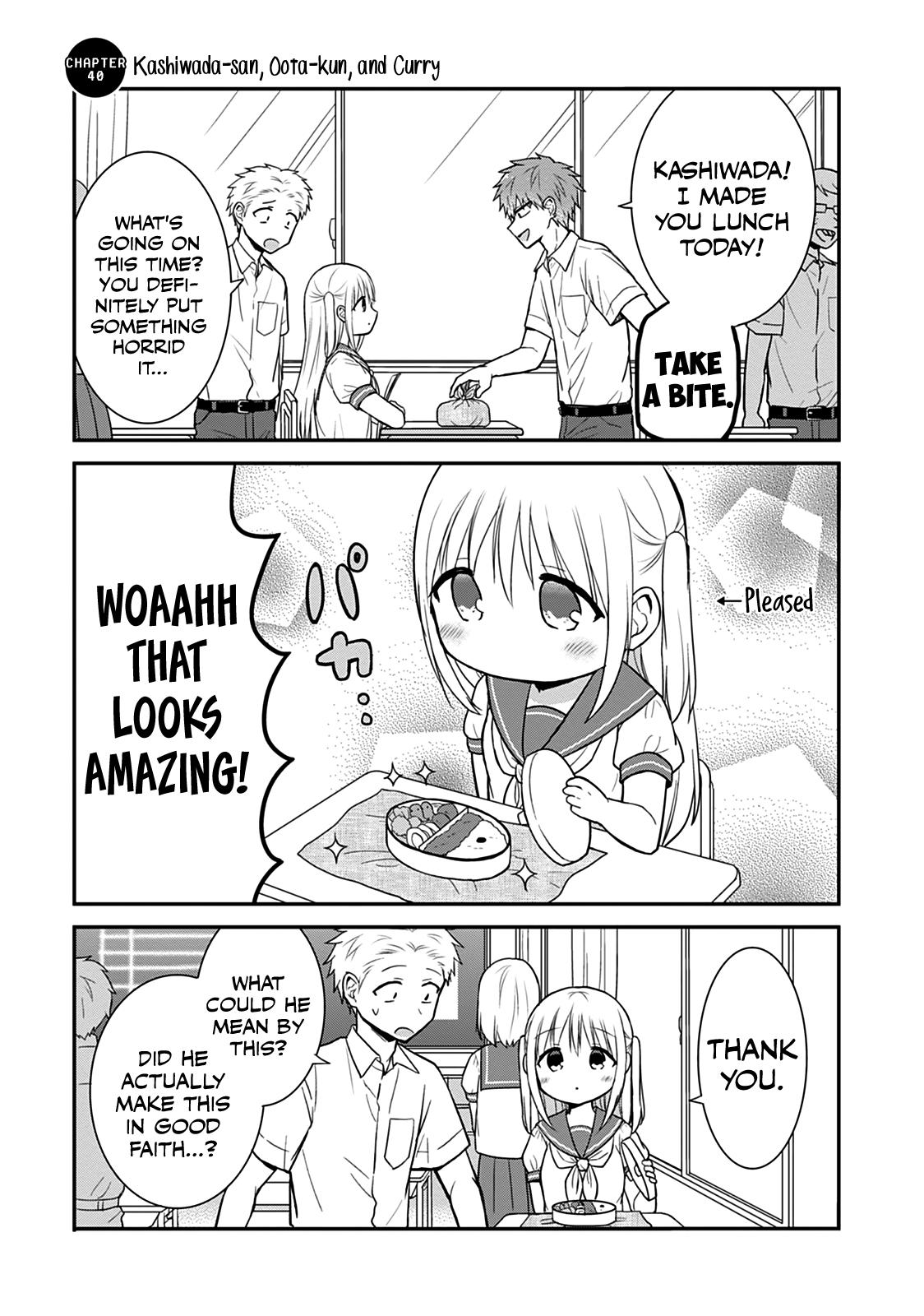 Kao ni Denai Kashiwada-san to Kao ni Deru Oota-kun Chap 40 - Next Chap 41