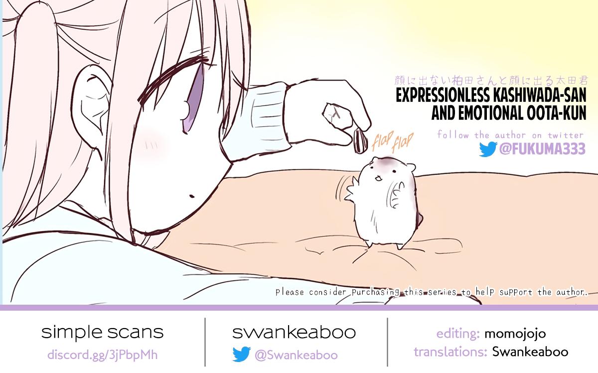 Kao ni Denai Kashiwada-san to Kao ni Deru Oota-kun Chap 42 - Next Chap 43