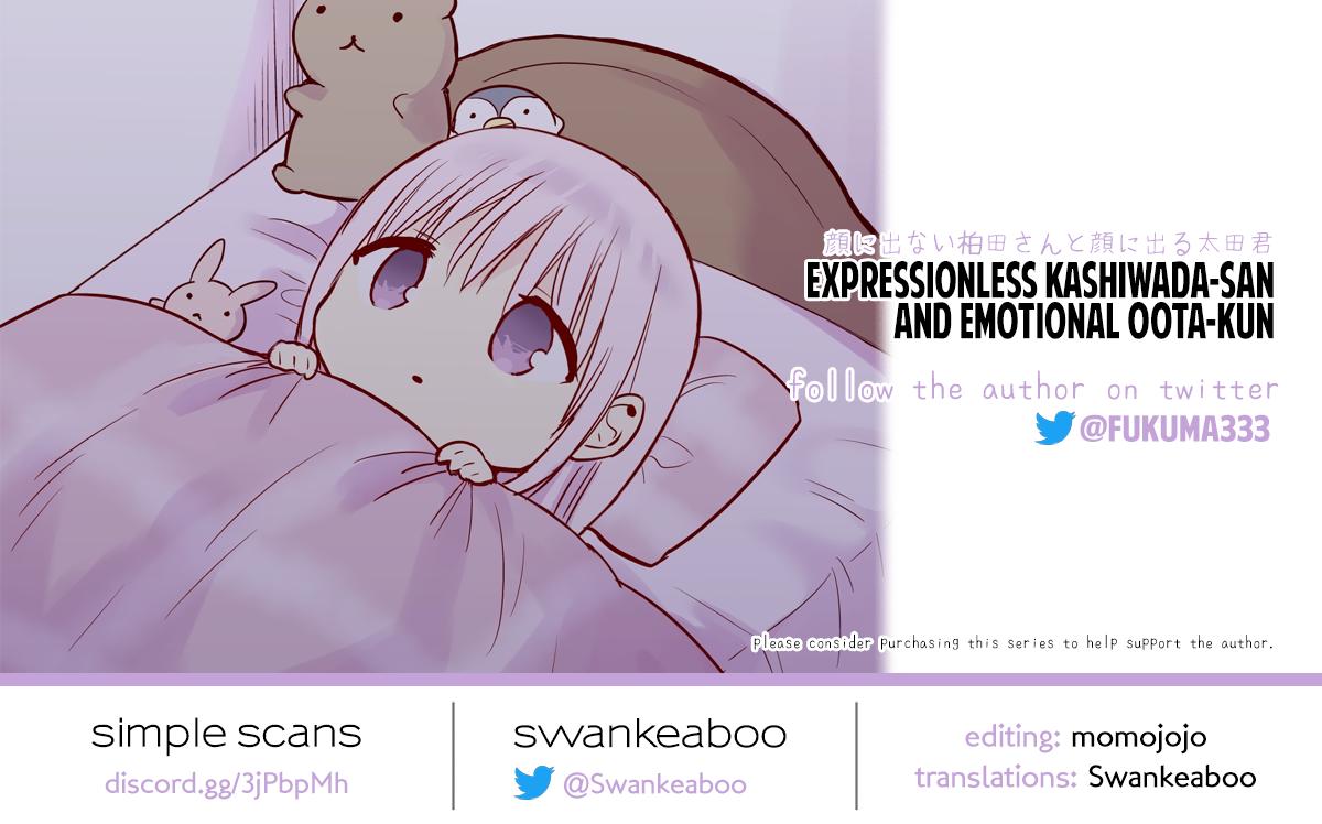 Kao ni Denai Kashiwada-san to Kao ni Deru Oota-kun Chap 54 - Next Chap 55