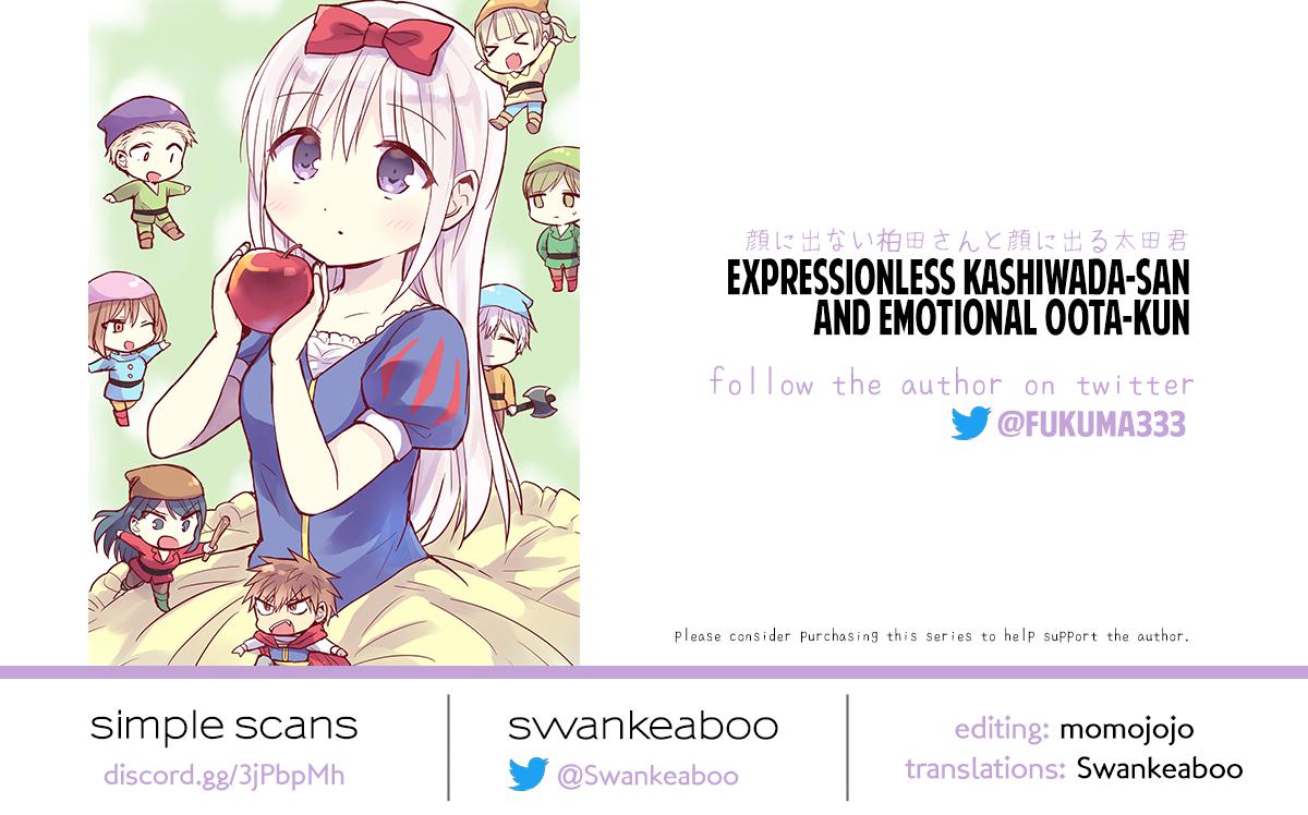 Kao ni Denai Kashiwada-san to Kao ni Deru Oota-kun Chap 58 - Next Chap 59