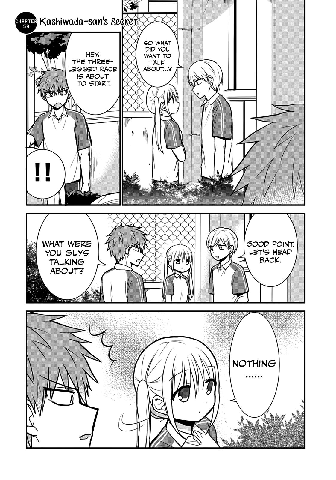 Kao ni Denai Kashiwada-san to Kao ni Deru Oota-kun Chap 59 - Next Chap 60