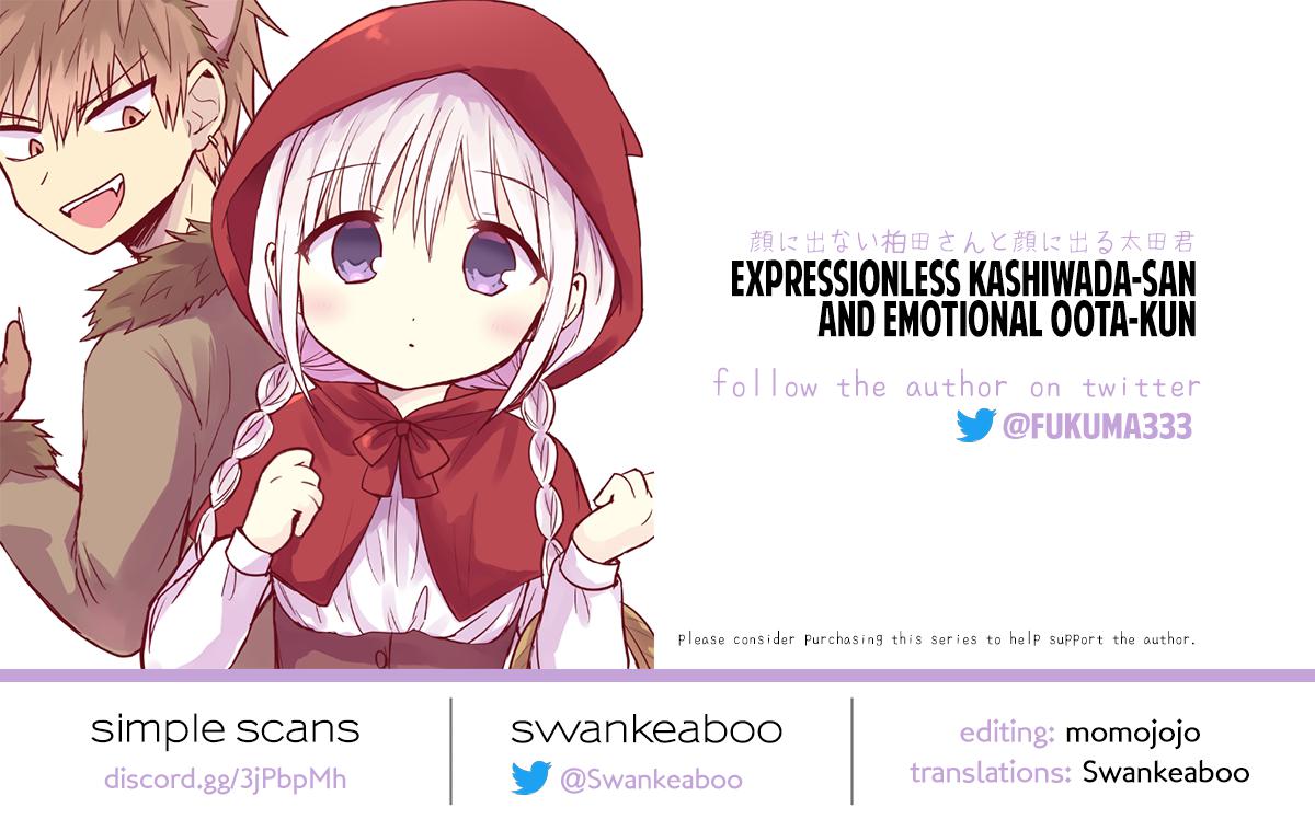 Kao ni Denai Kashiwada-san to Kao ni Deru Oota-kun Chap 59 - Next Chap 60