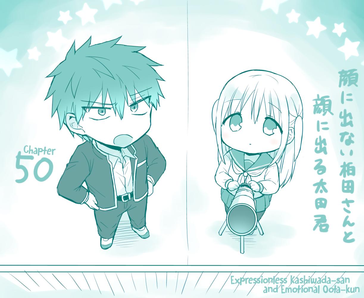 Kao ni Denai Kashiwada-san to Kao ni Deru Oota-kun Chap 50 - Next Chap 51