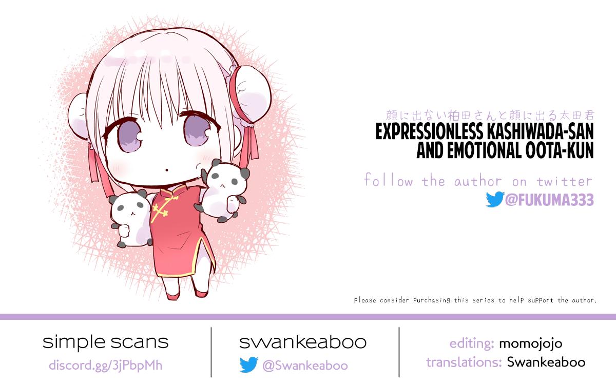 Kao ni Denai Kashiwada-san to Kao ni Deru Oota-kun Chap 50 - Next Chap 51