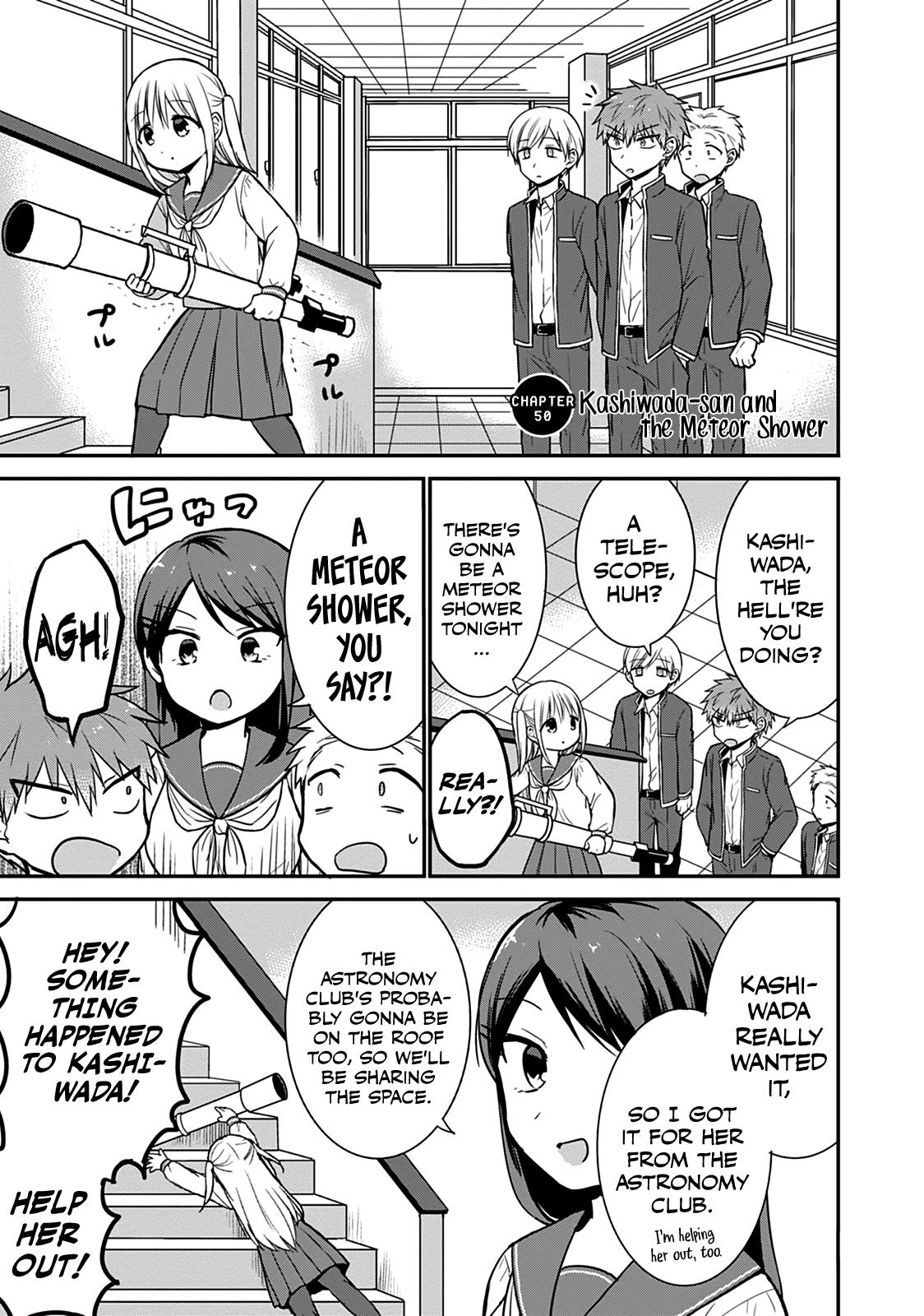 Kao ni Denai Kashiwada-san to Kao ni Deru Oota-kun Chap 50 - Next Chap 51