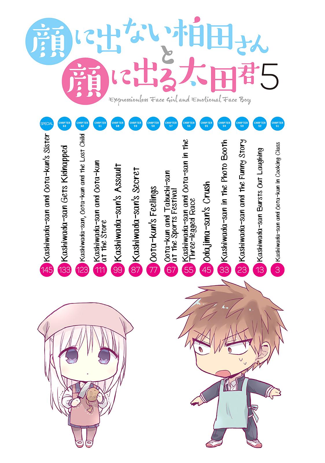 Kao ni Denai Kashiwada-san to Kao ni Deru Oota-kun Chap 51 - Next Chap 52