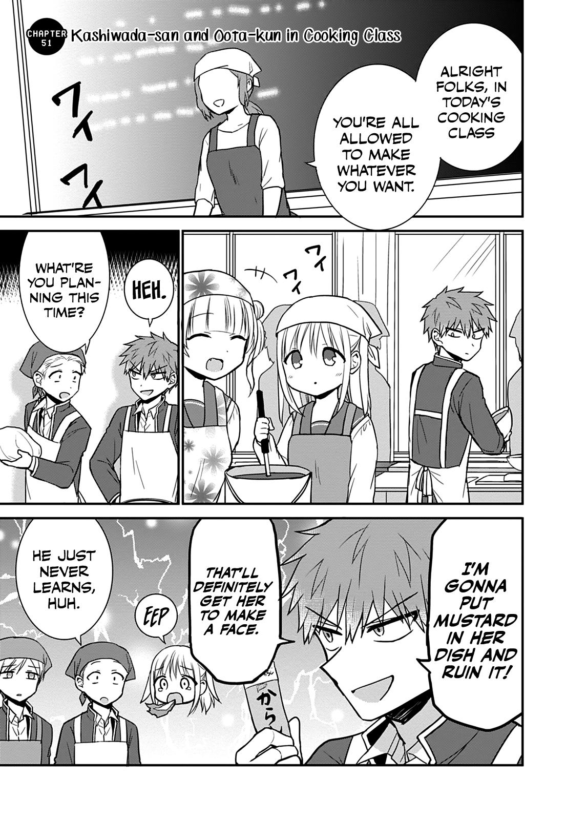 Kao ni Denai Kashiwada-san to Kao ni Deru Oota-kun Chap 51 - Next Chap 52