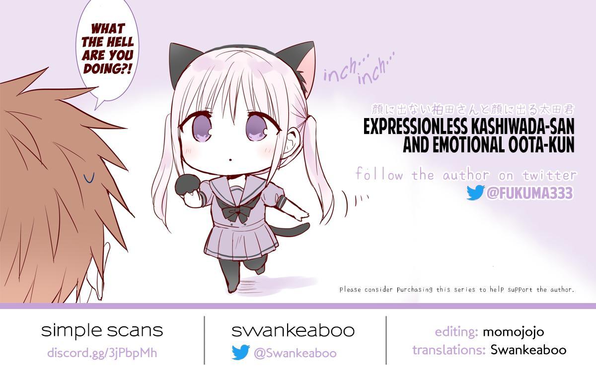 Kao ni Denai Kashiwada-san to Kao ni Deru Oota-kun Chap 53 - Next Chap 54