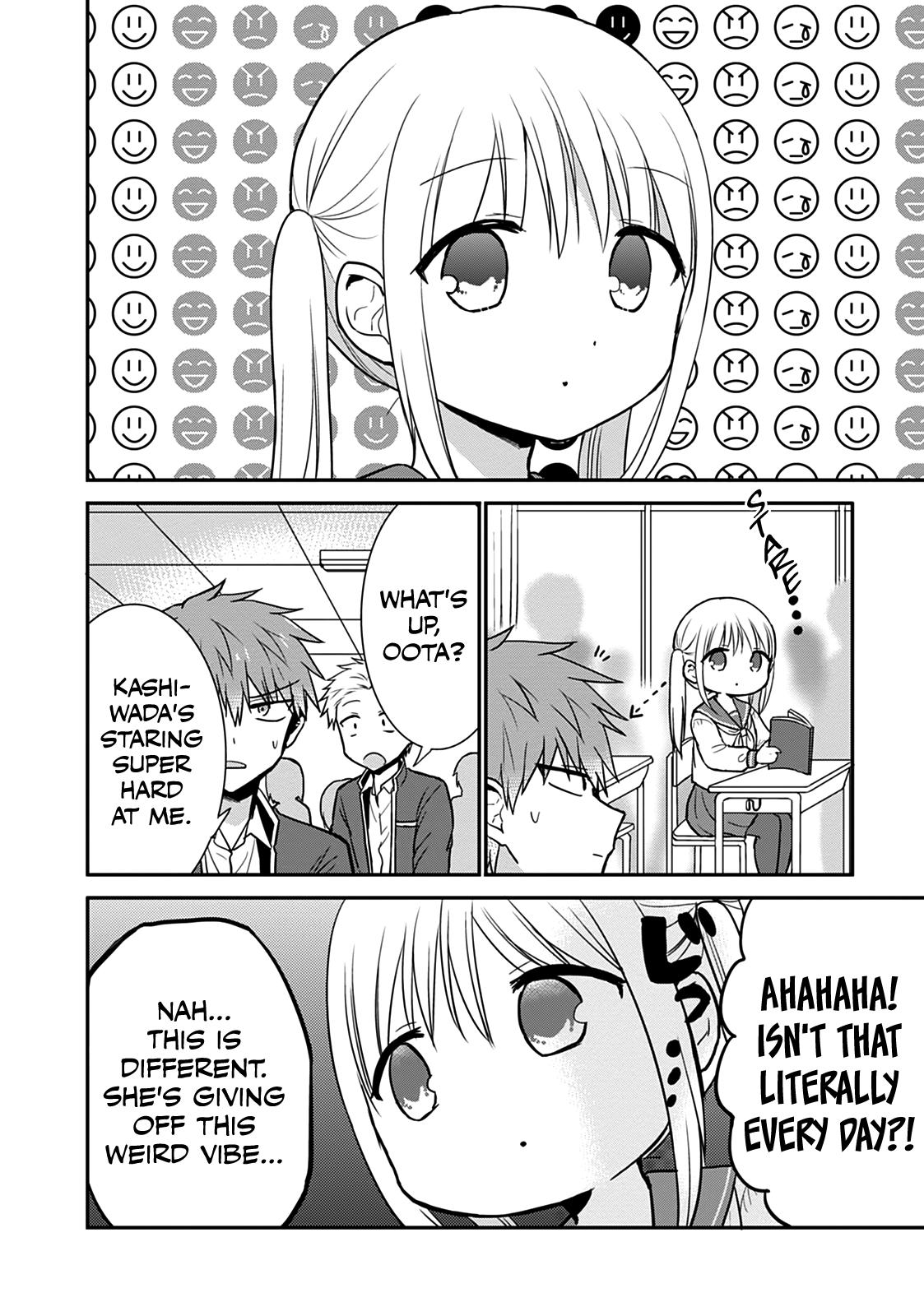 Kao ni Denai Kashiwada-san to Kao ni Deru Oota-kun Chap 60 - Next Chap 61