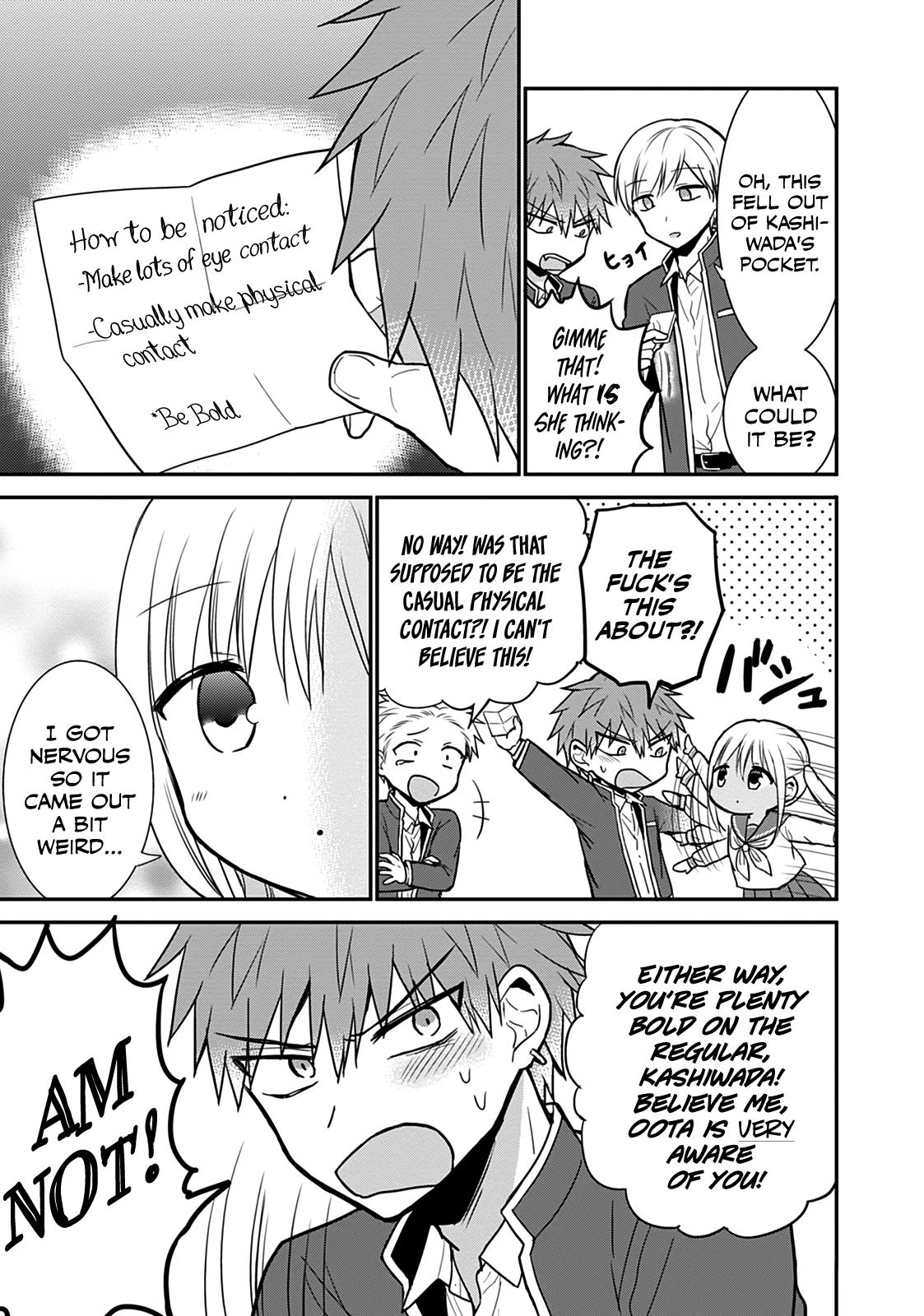 Kao ni Denai Kashiwada-san to Kao ni Deru Oota-kun Chap 60 - Next Chap 61