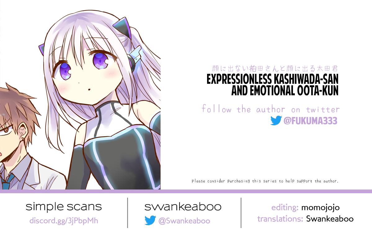 Kao ni Denai Kashiwada-san to Kao ni Deru Oota-kun Chap 62 - Next Chap 63