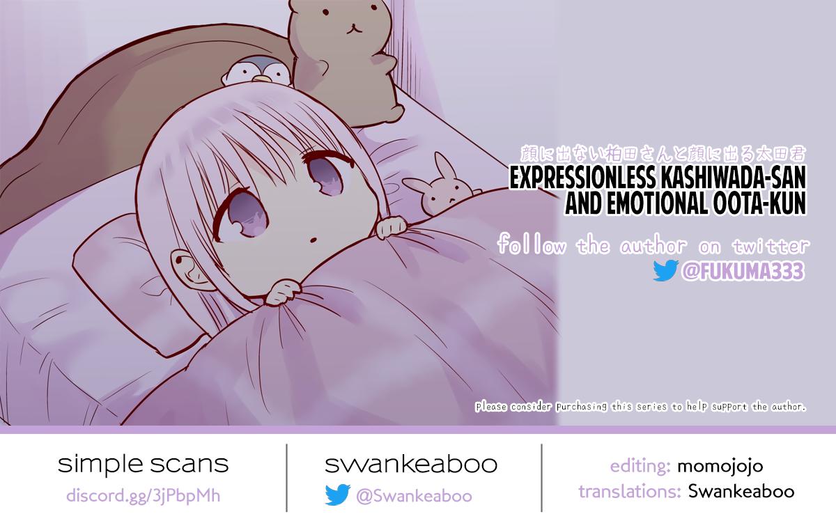 Kao ni Denai Kashiwada-san to Kao ni Deru Oota-kun Chap 63 - Next Chap 64