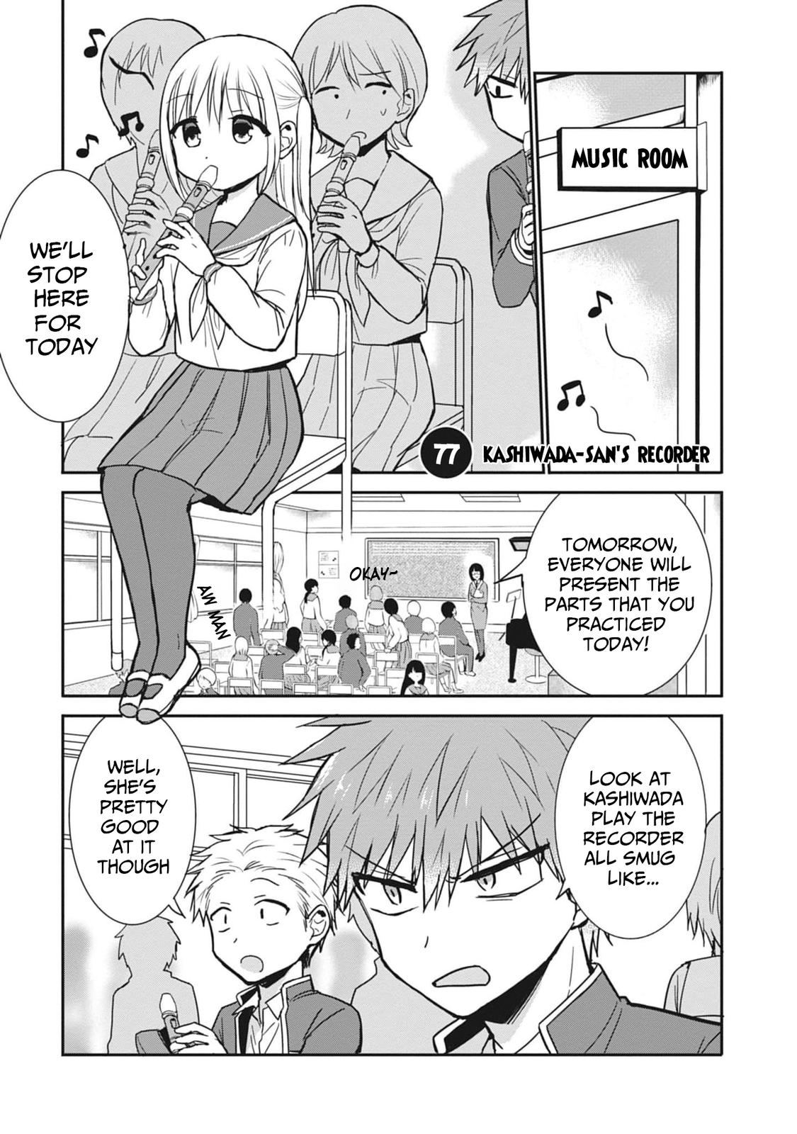 Kao ni Denai Kashiwada-san to Kao ni Deru Oota-kun Chap 77 - Next Chap 78
