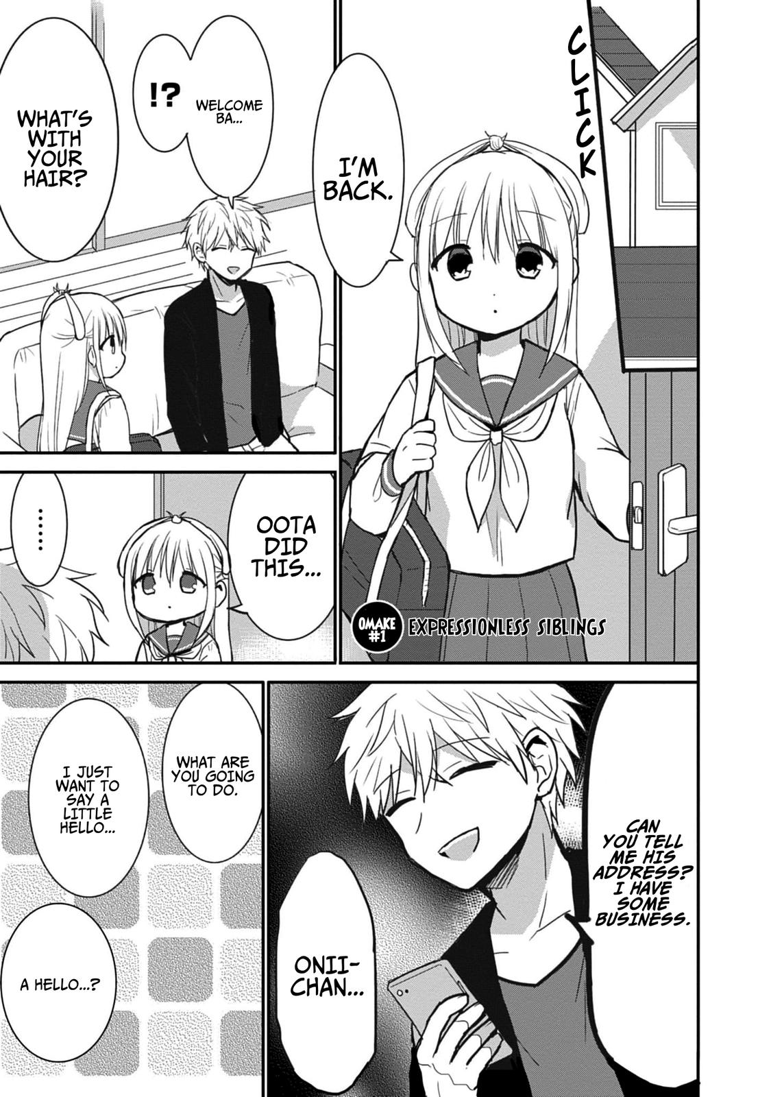 Kao ni Denai Kashiwada-san to Kao ni Deru Oota-kun Chap 75.5 - Next Chap 76.5