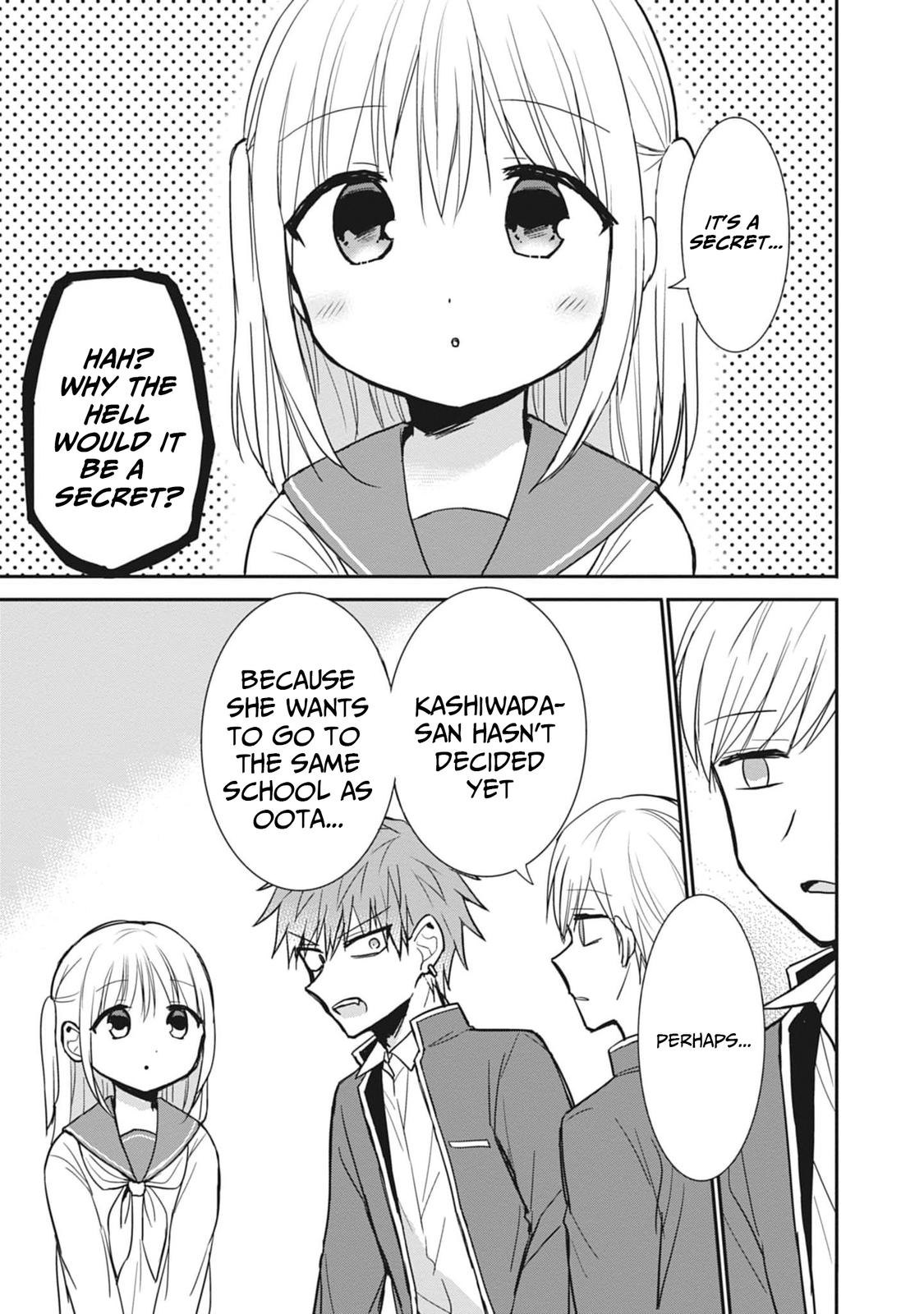 Kao ni Denai Kashiwada-san to Kao ni Deru Oota-kun Chap 76 - Next Chap 77