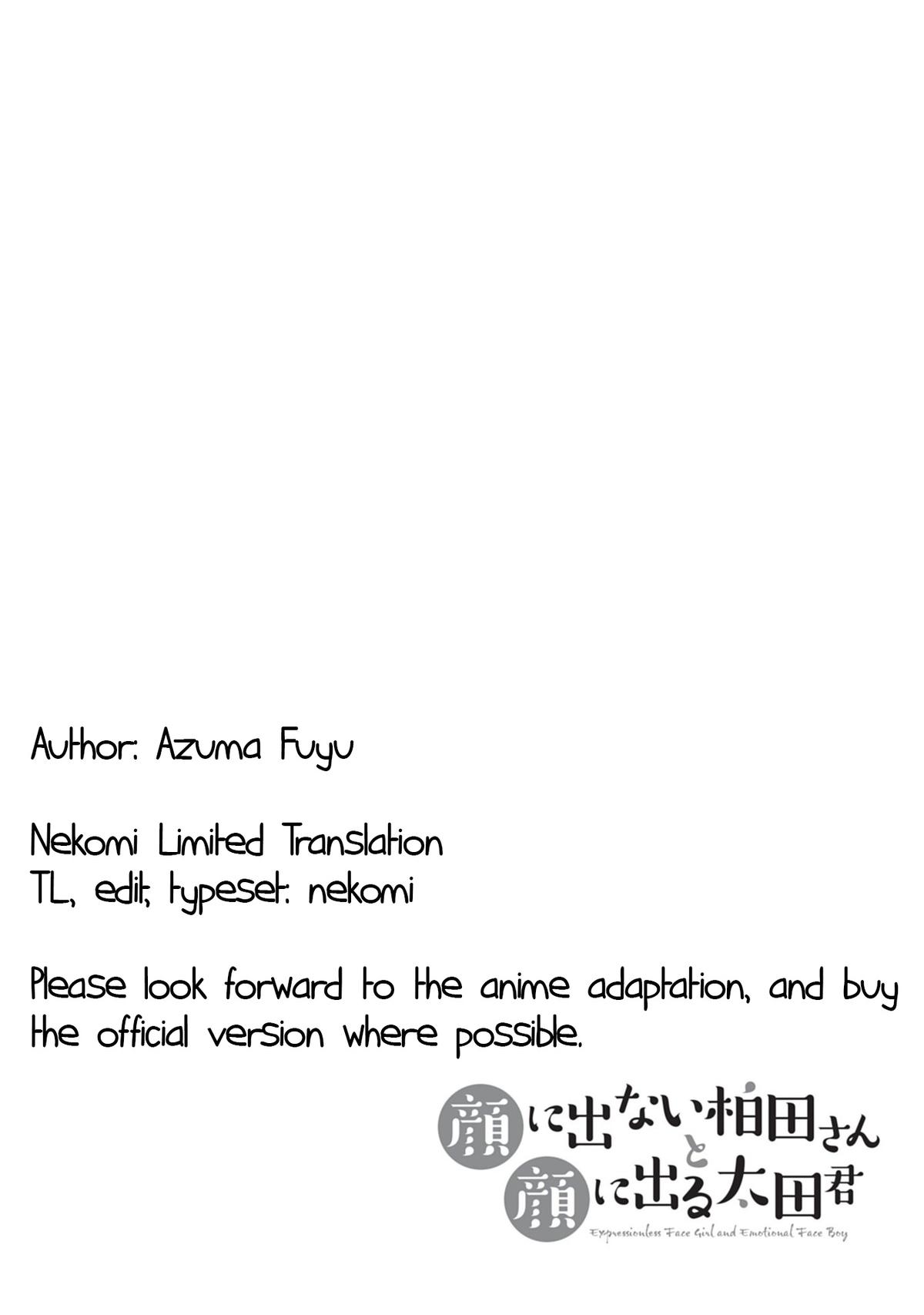 Kao ni Denai Kashiwada-san to Kao ni Deru Oota-kun Chap 87 - Next Chap 88