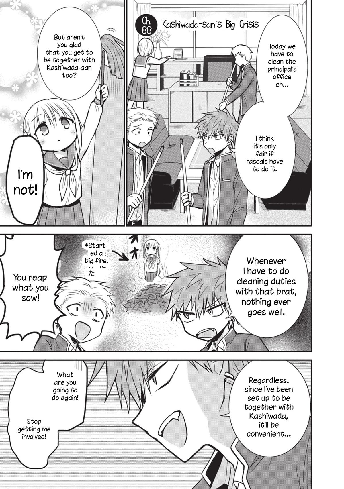 Kao ni Denai Kashiwada-san to Kao ni Deru Oota-kun Chap 88 - Next Chap 89