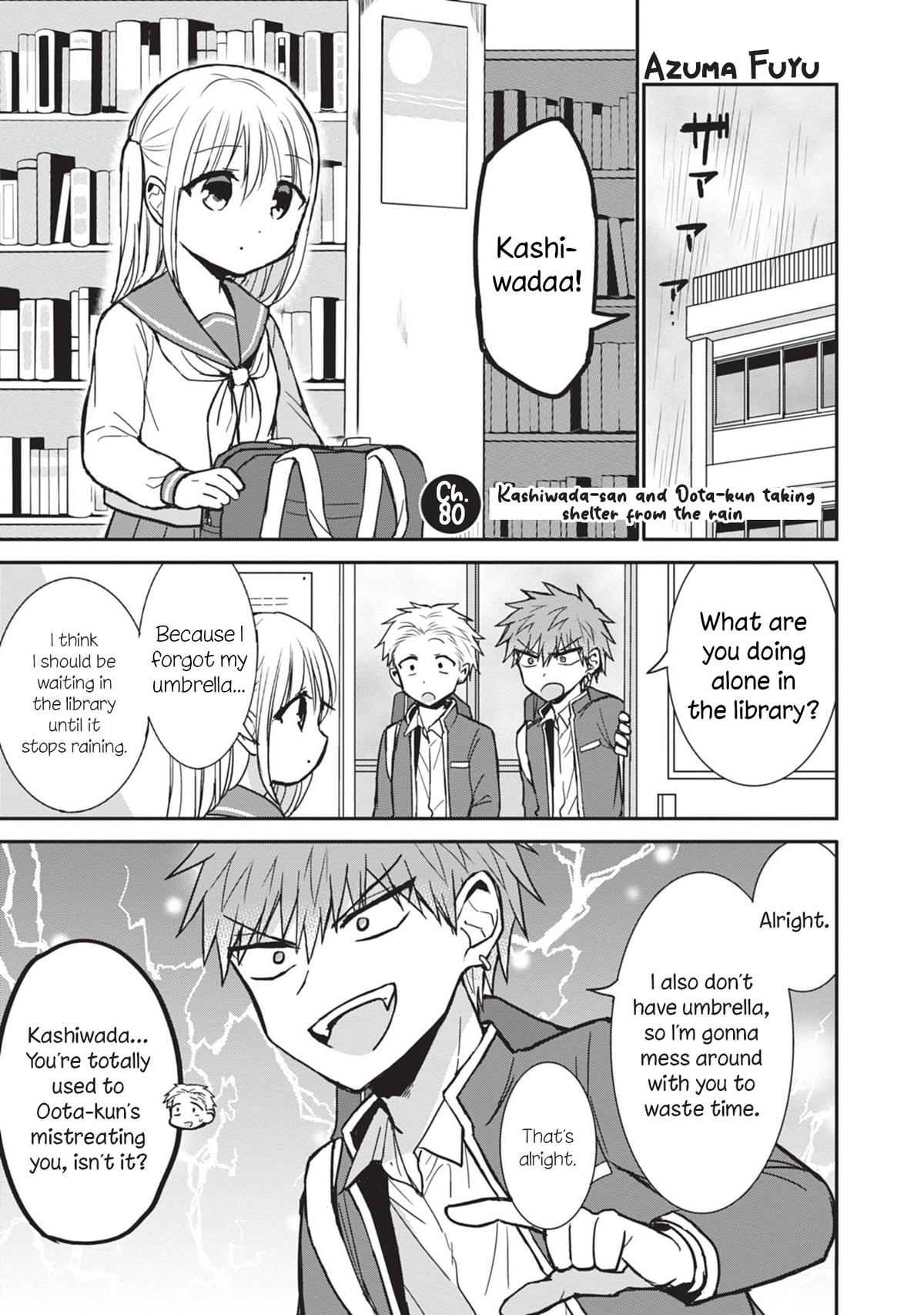 Kao ni Denai Kashiwada-san to Kao ni Deru Oota-kun Chap 80 - Next Chap 81