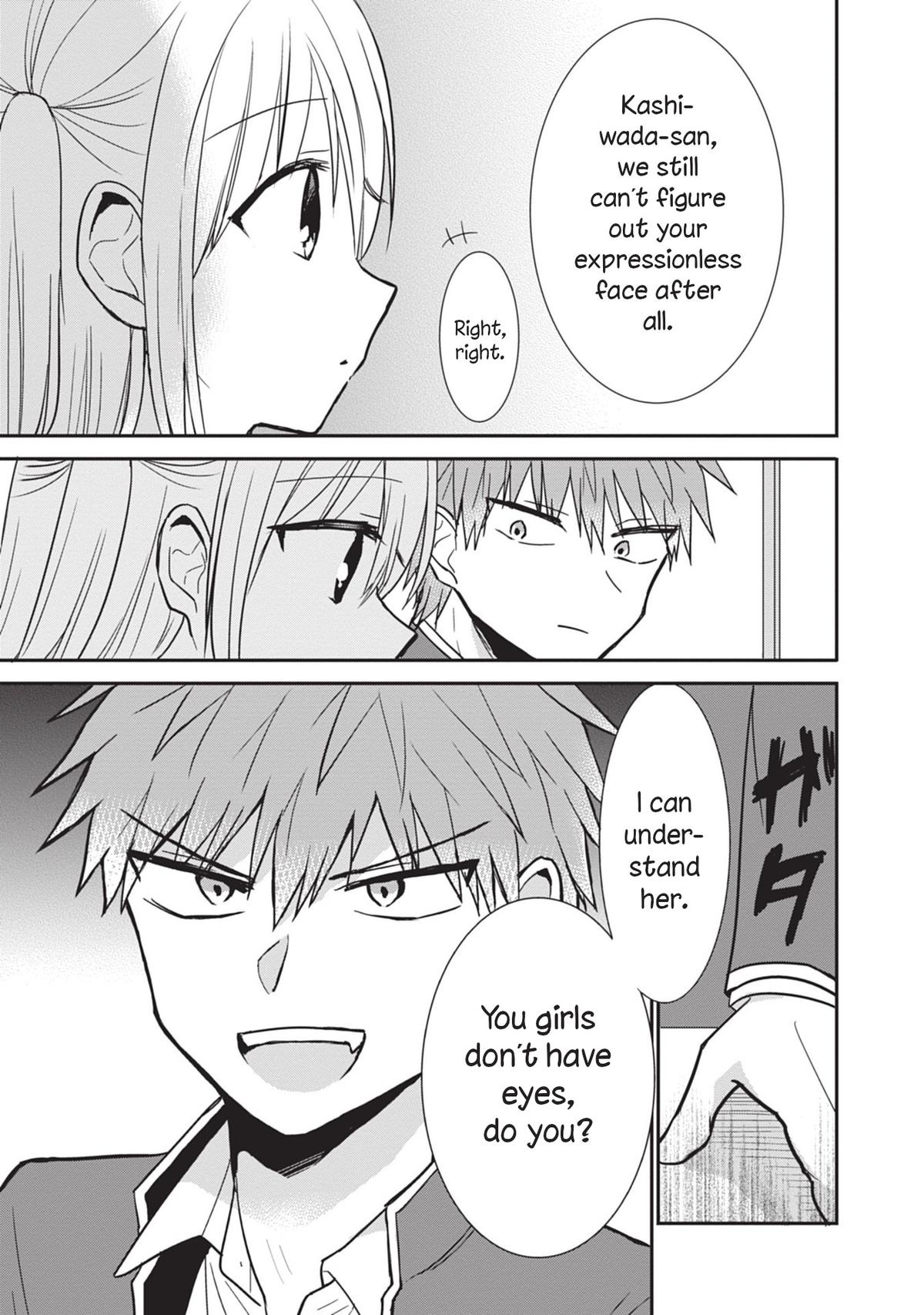 Kao ni Denai Kashiwada-san to Kao ni Deru Oota-kun Chap 80 - Next Chap 81