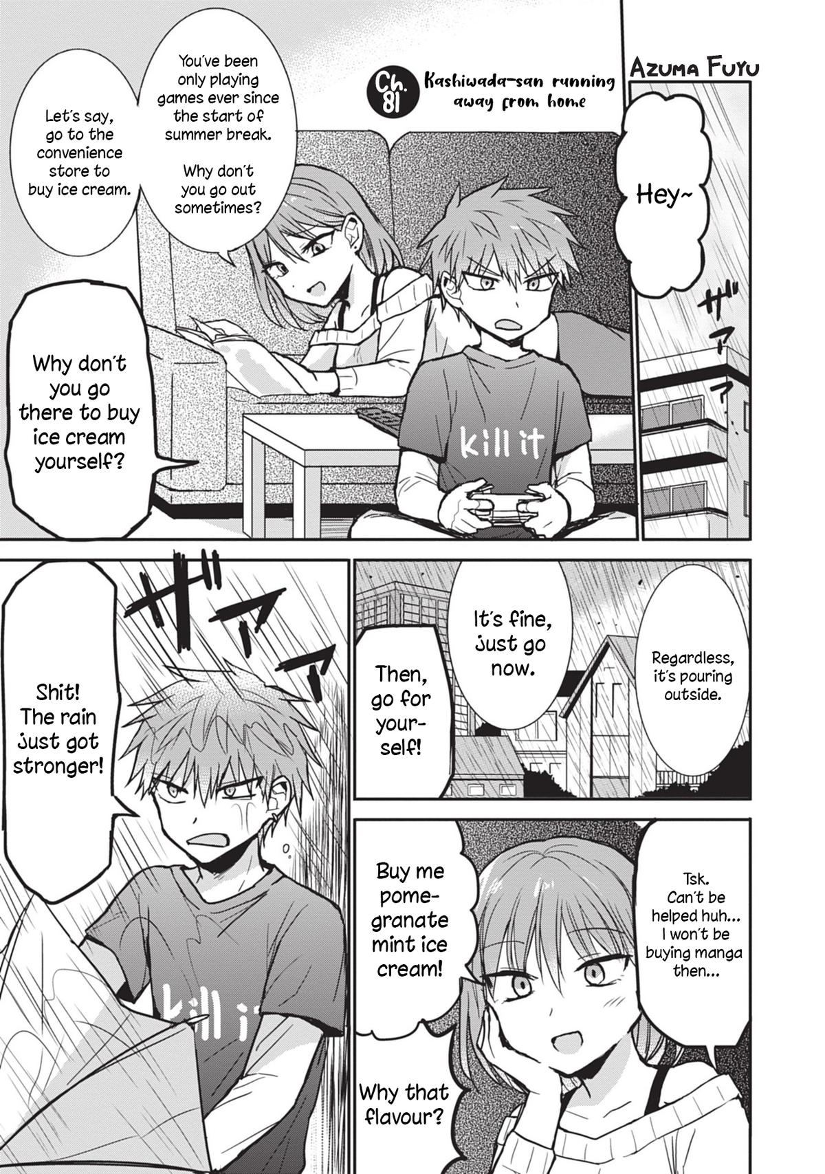 Kao ni Denai Kashiwada-san to Kao ni Deru Oota-kun Chap 81 - Next Chap 82