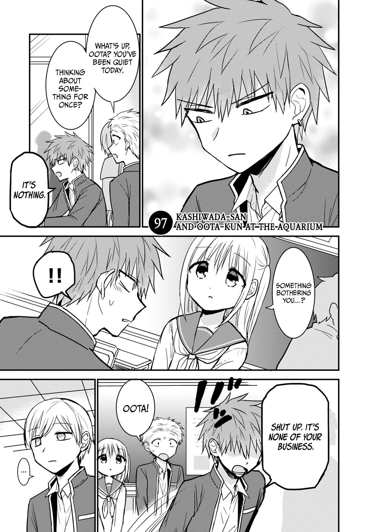 Kao ni Denai Kashiwada-san to Kao ni Deru Oota-kun Chap 97 - Next Chap 98