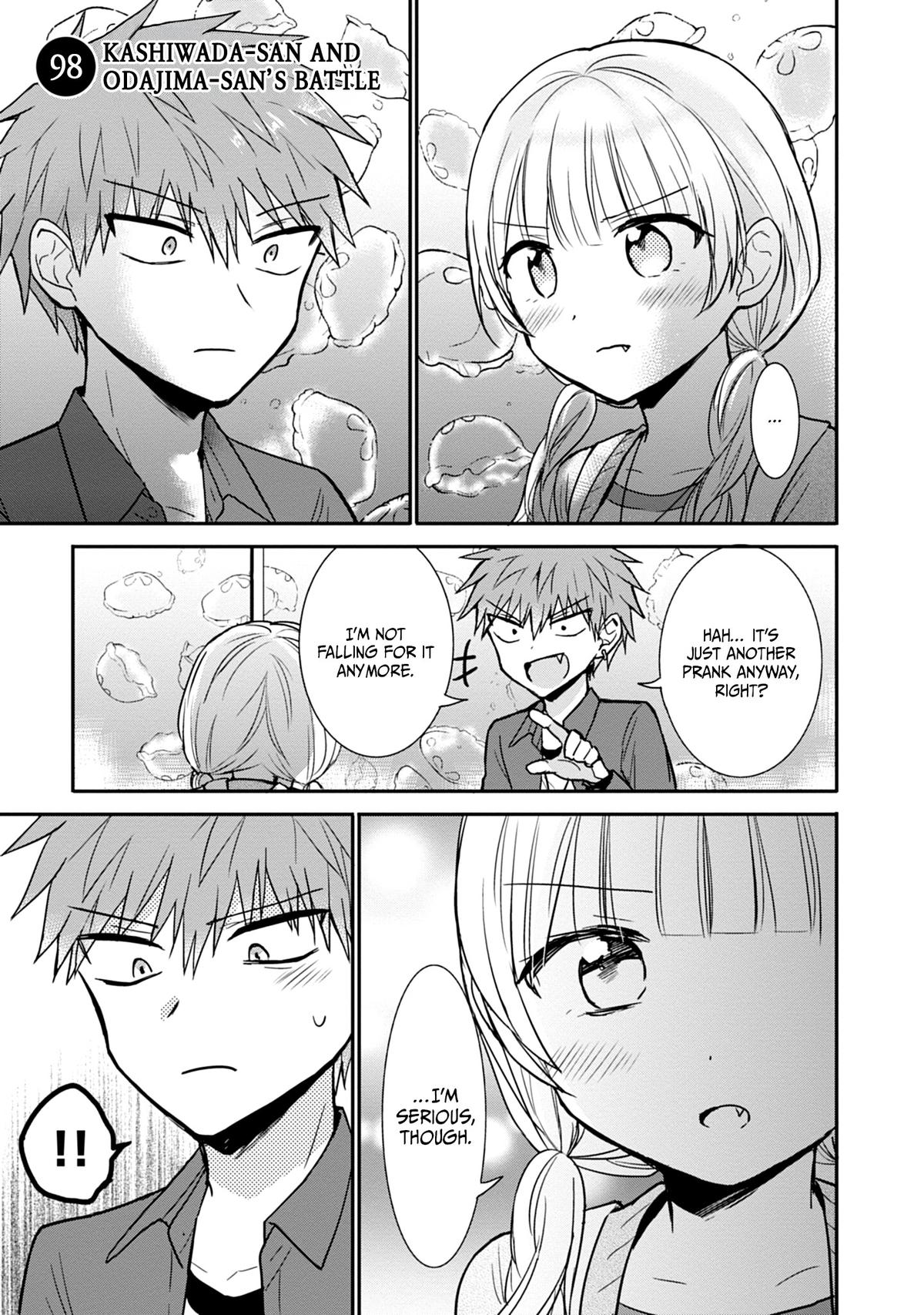 Kao ni Denai Kashiwada-san to Kao ni Deru Oota-kun Chap 98 - Next Chap 99
