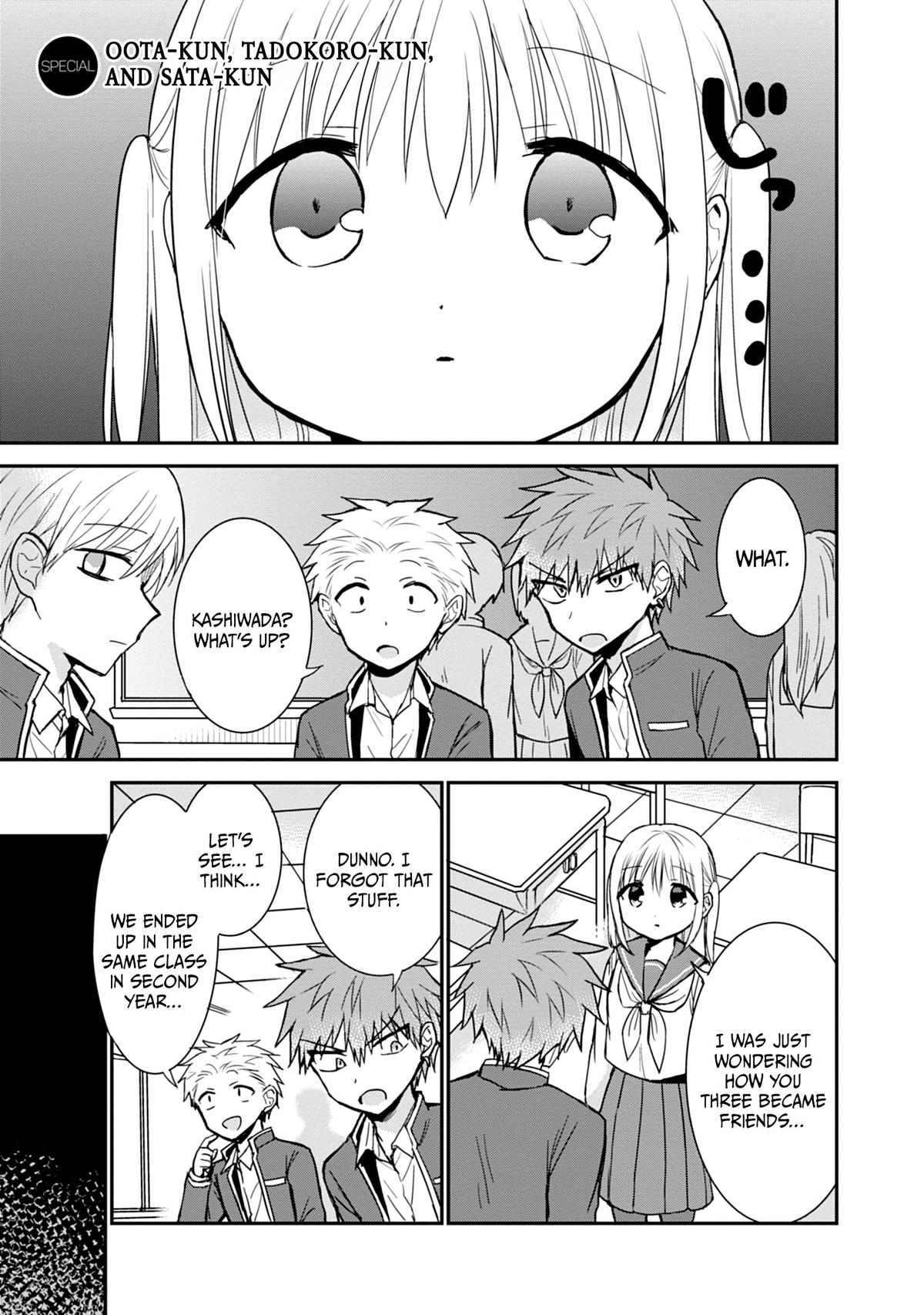 Kao ni Denai Kashiwada-san to Kao ni Deru Oota-kun Chap 99.5 - Next Chap 100.5