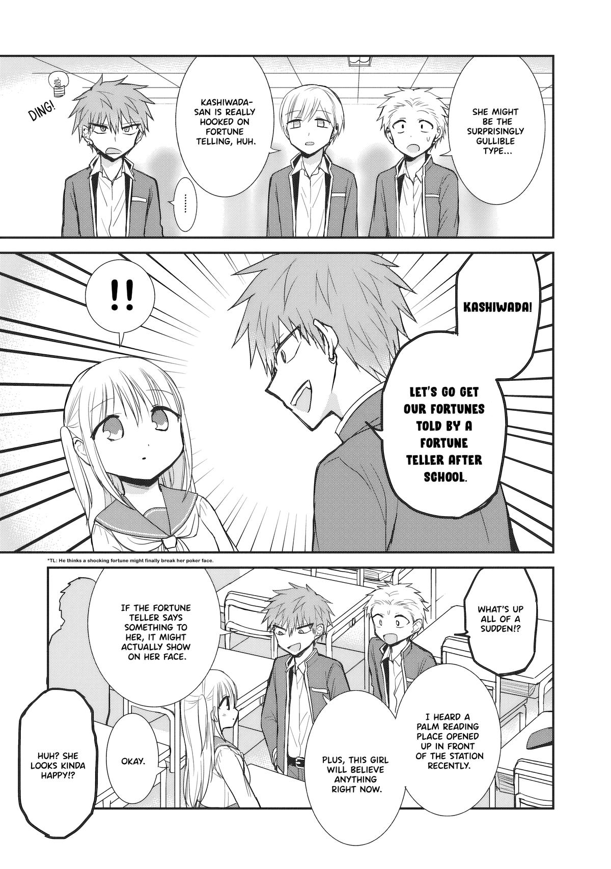 Kao ni Denai Kashiwada-san to Kao ni Deru Oota-kun Chap 90 - Next Chap 91