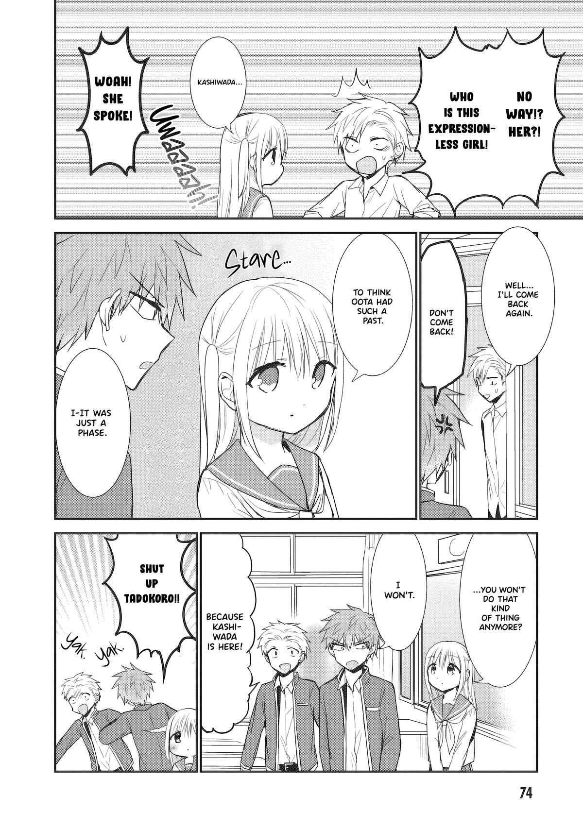 Kao ni Denai Kashiwada-san to Kao ni Deru Oota-kun Chap 93 - Next Chap 94