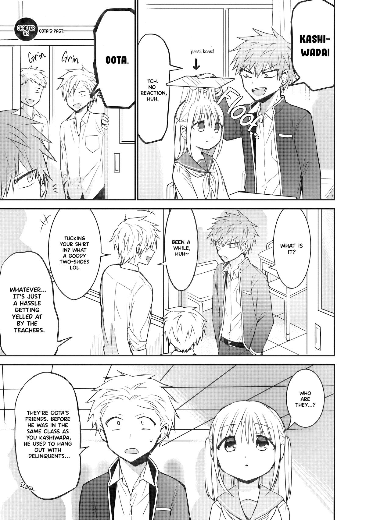 Kao ni Denai Kashiwada-san to Kao ni Deru Oota-kun Chap 93 - Next Chap 94