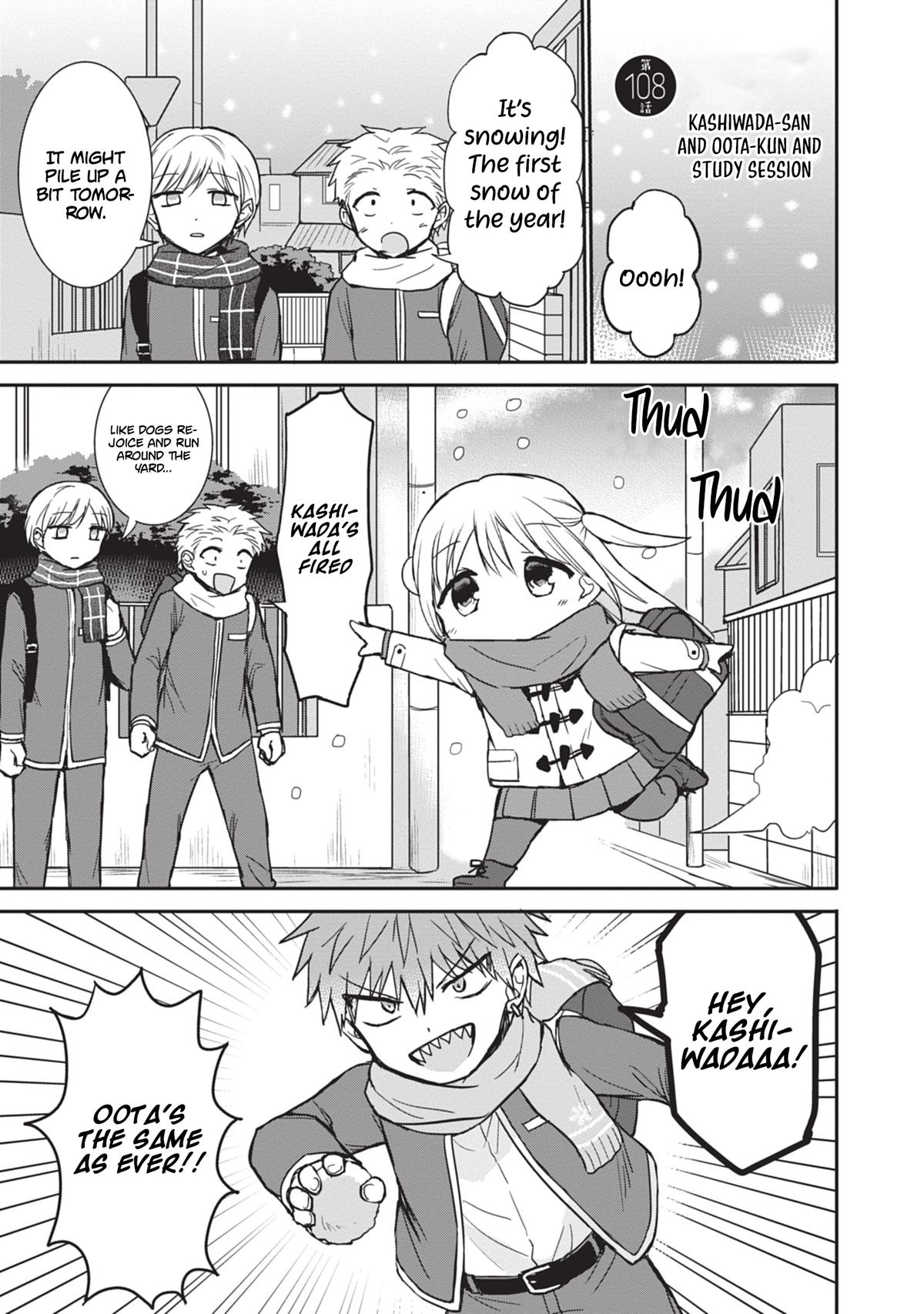 Kao ni Denai Kashiwada-san to Kao ni Deru Oota-kun Chap 108 - Next Chap 109