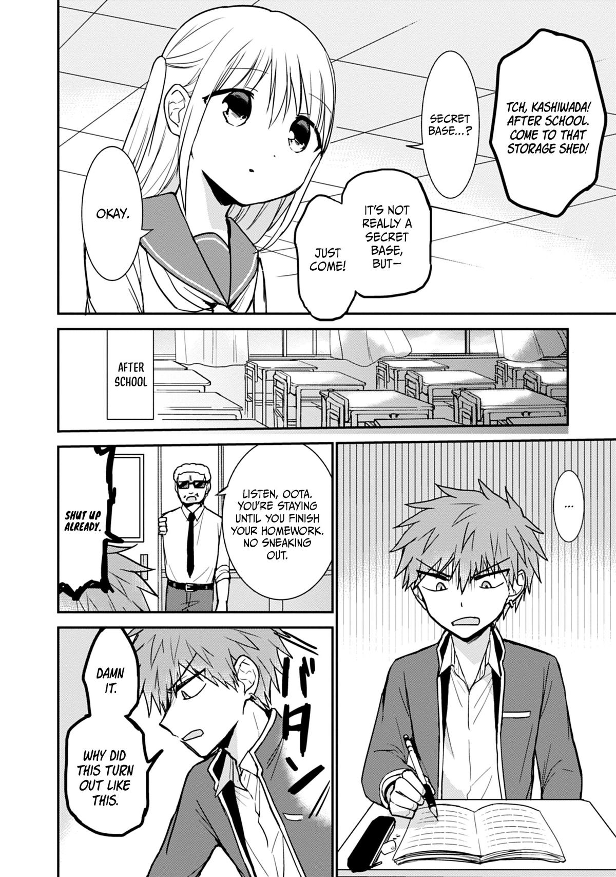 Kao ni Denai Kashiwada-san to Kao ni Deru Oota-kun Chap 100 - Next Chap 101