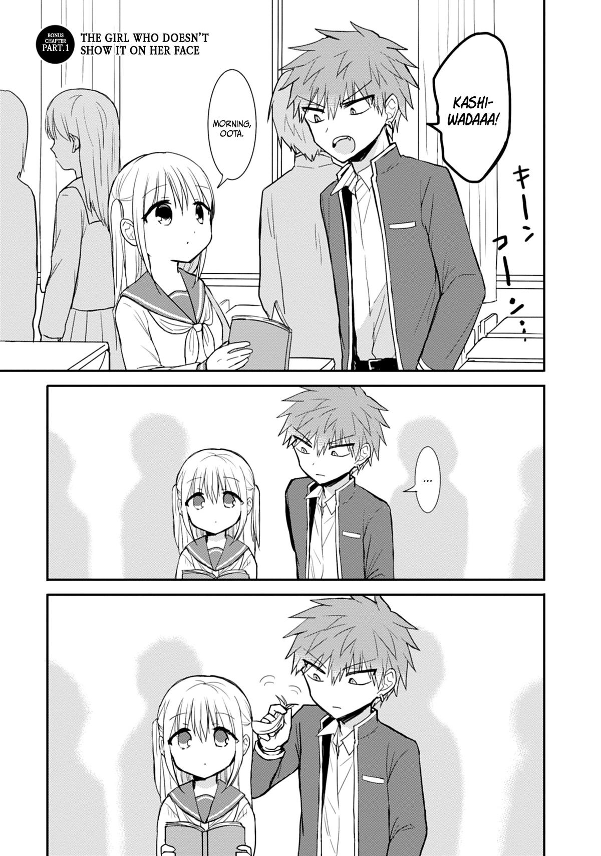 Kao ni Denai Kashiwada-san to Kao ni Deru Oota-kun Chap 100 - Next Chap 101