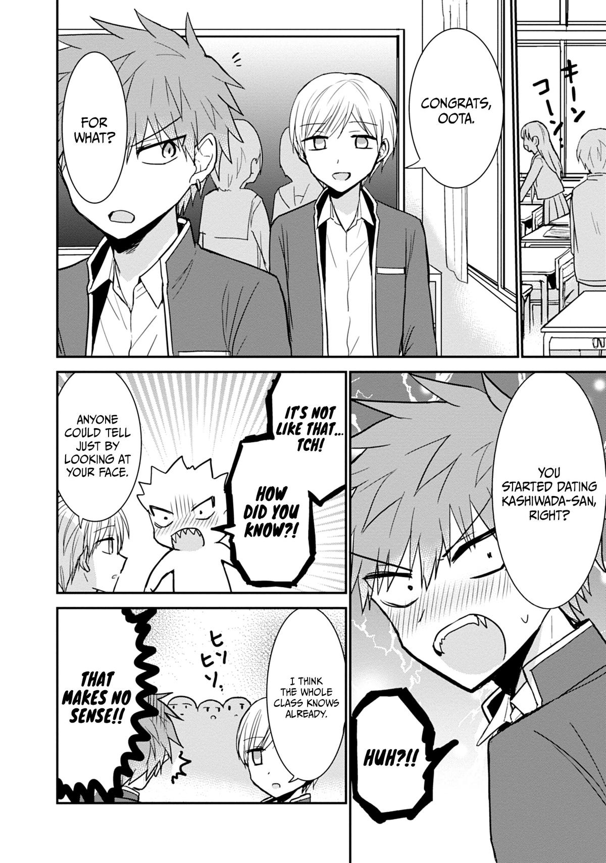 Kao ni Denai Kashiwada-san to Kao ni Deru Oota-kun Chap 101 - Next Chap 102
