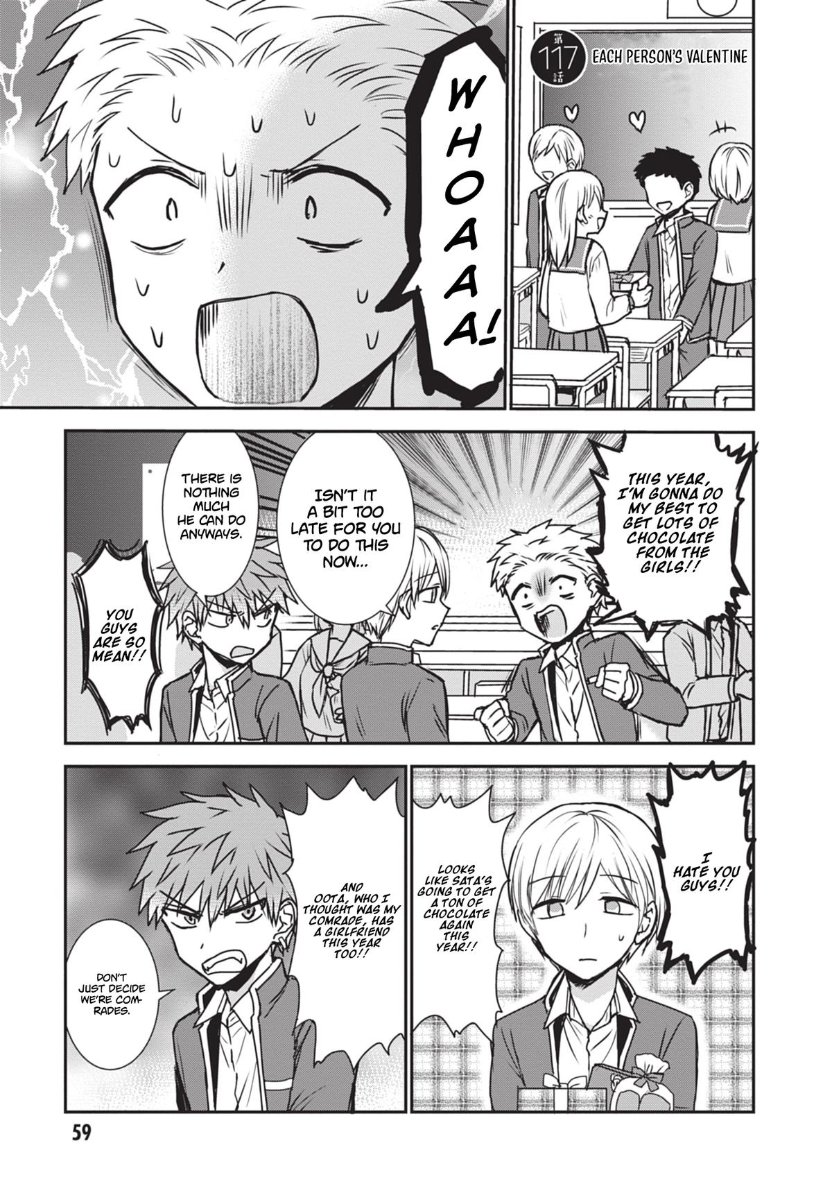 Kao ni Denai Kashiwada-san to Kao ni Deru Oota-kun Chap 117 - Next Chap 118