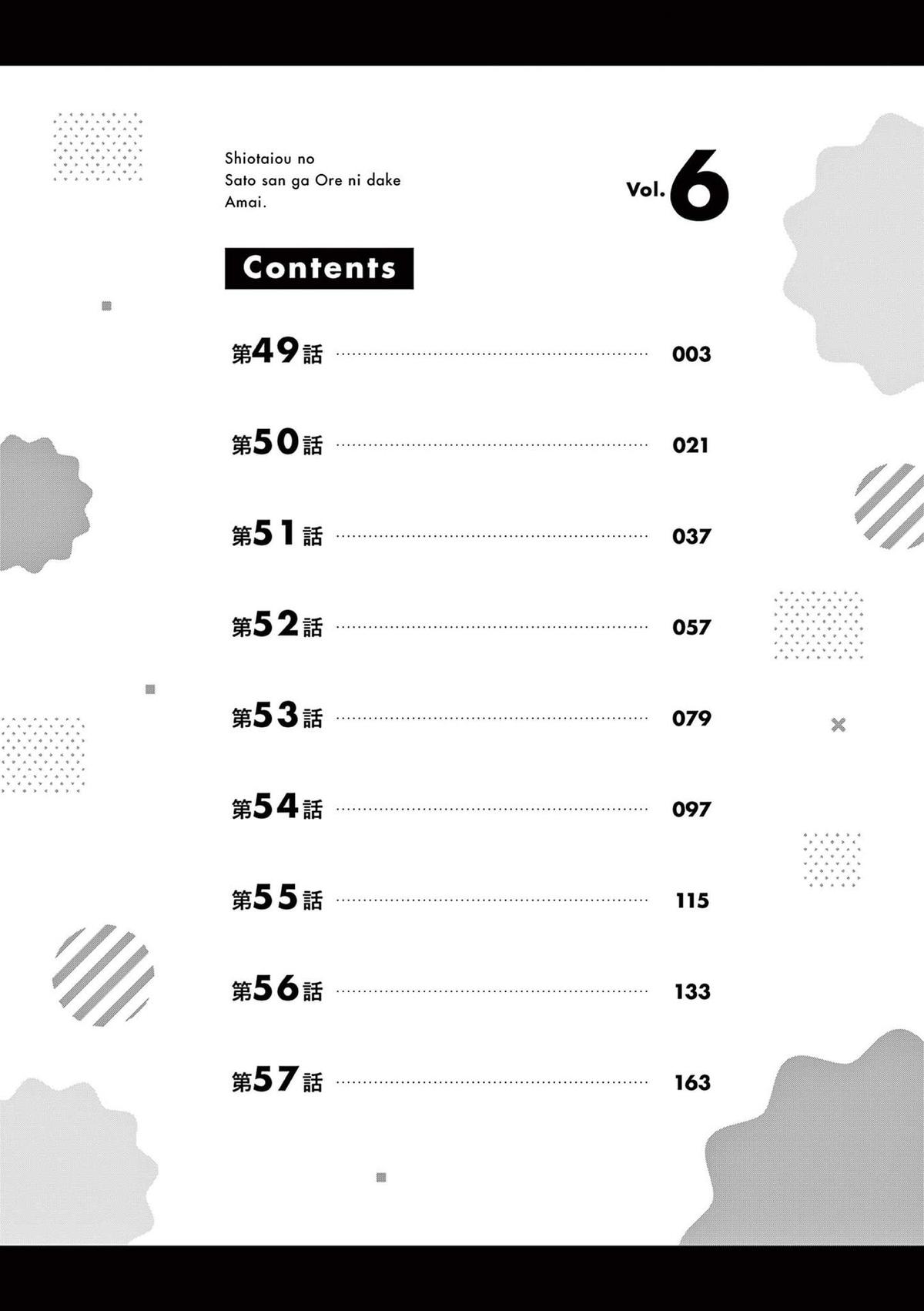 Shiotaiou no Satou-san ga Ore ni dake Amai Chap 57.5 - Next Chap 58.5