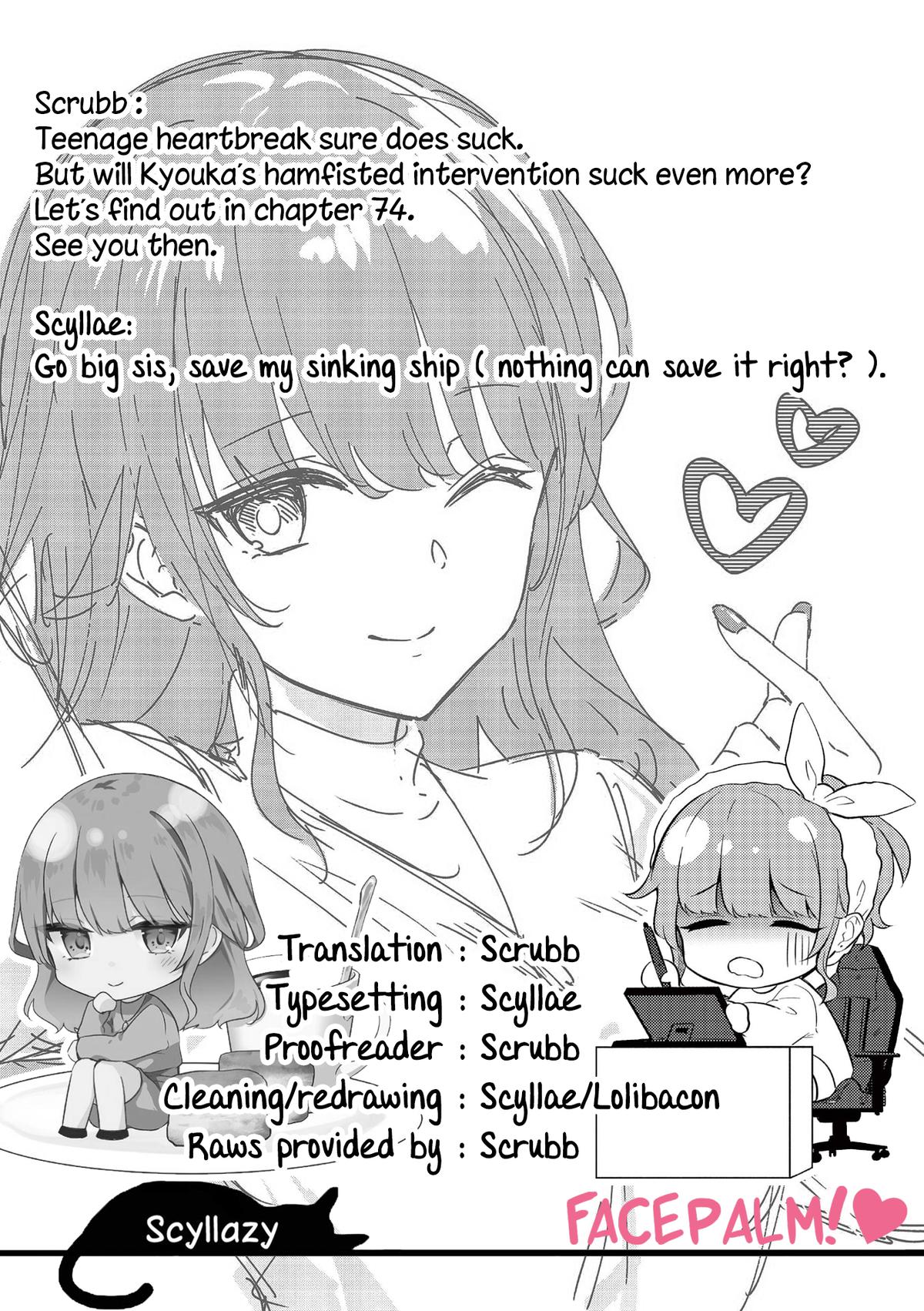 Shiotaiou no Satou-san ga Ore ni dake Amai Chap 73 - Next Chap 74