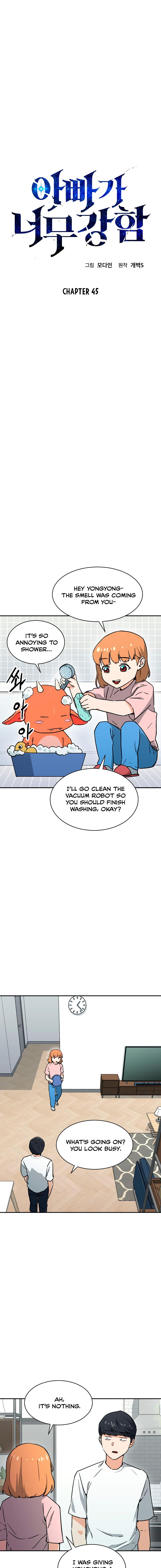 My Dad Is Too Strong Chap 45 - Next Chap 46