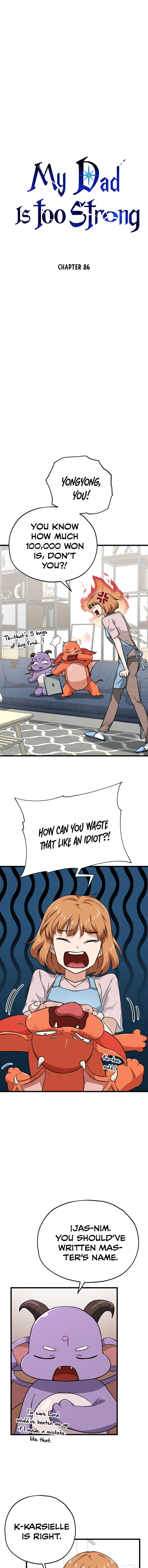 My Dad Is Too Strong Chap 86 - Next Chap 87