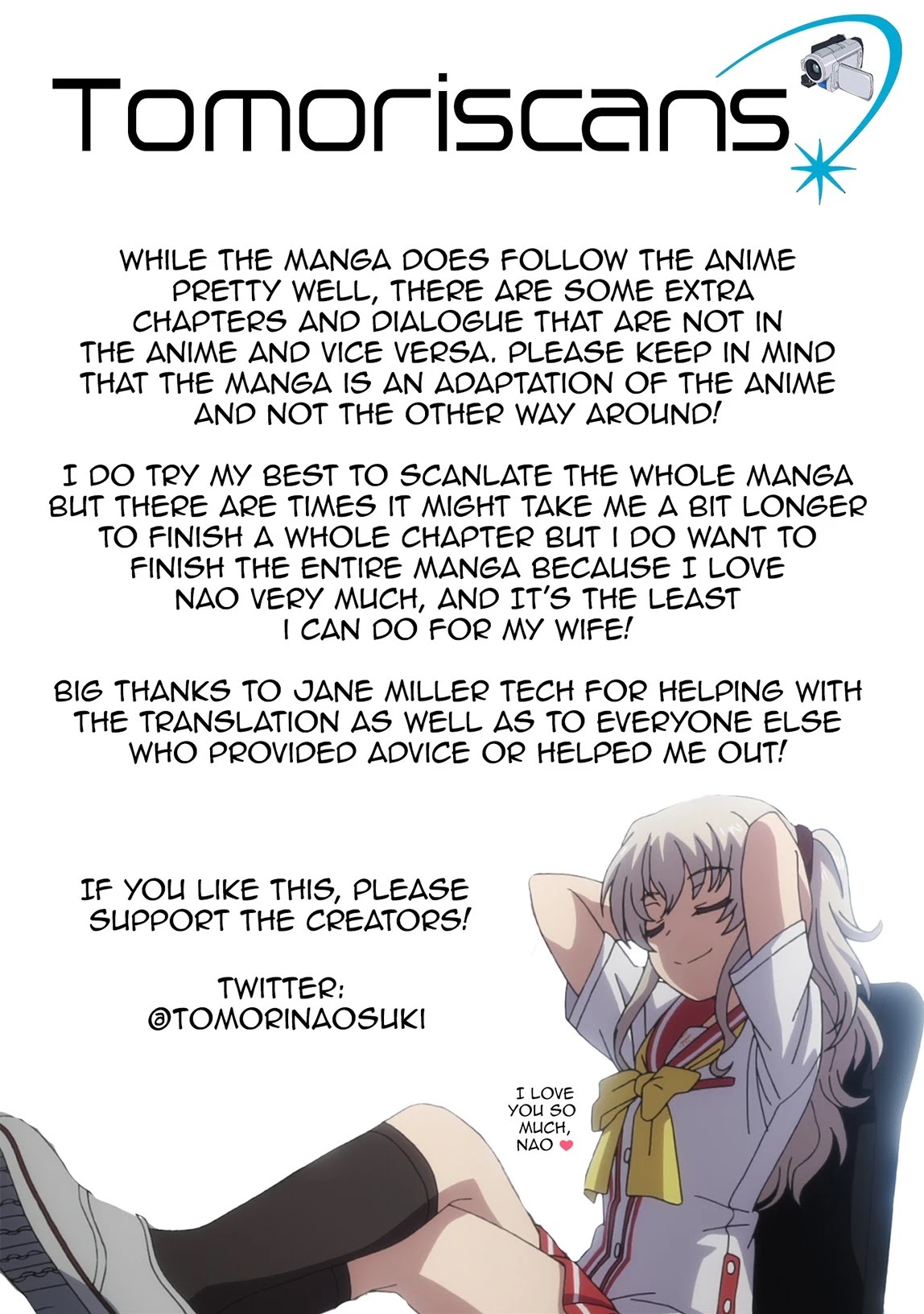 Charlotte Chap 20 - Next Chap 21