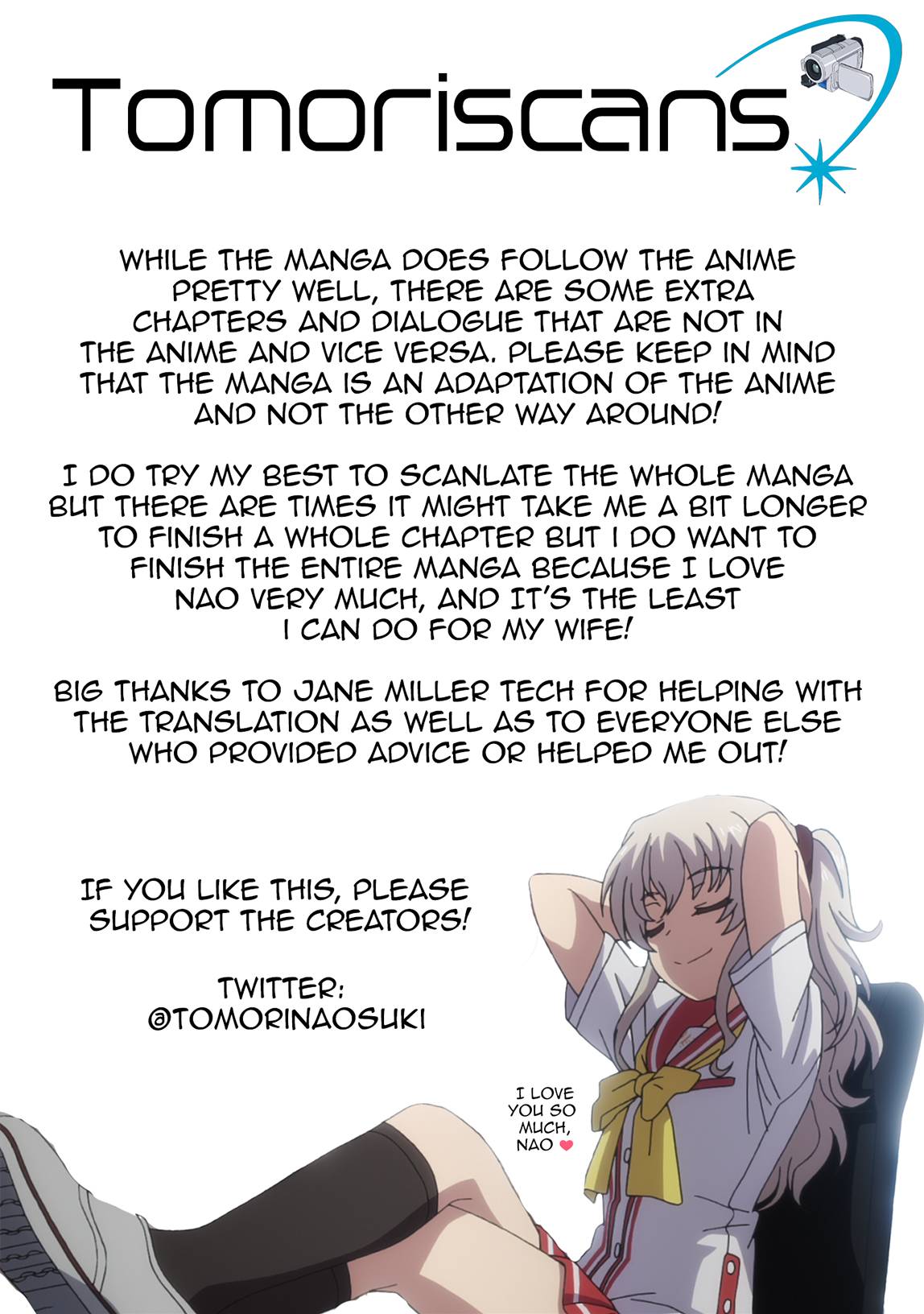 Charlotte Chap 21 - Next Chap 22