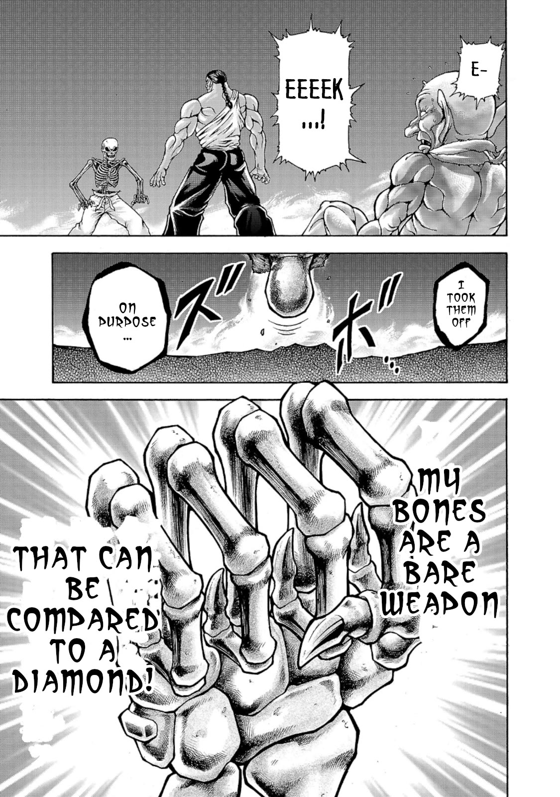 Baki Gaiden: Retsu Kaiou wa Isekai Tensei shitemo Ikkou ni Kamawan! Chap 34 - Next Chap 35