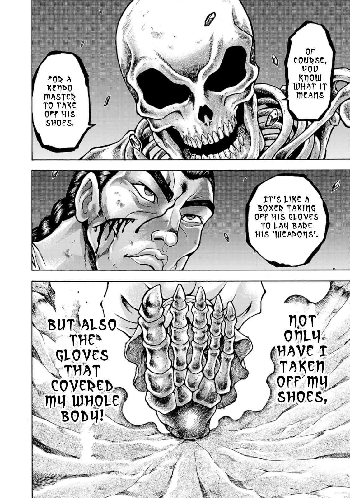Baki Gaiden: Retsu Kaiou wa Isekai Tensei shitemo Ikkou ni Kamawan! Chap 34 - Next Chap 35